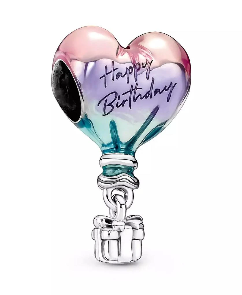 PANDORA Sterling Silver Happy Birthday Hot Air Balloon Charm