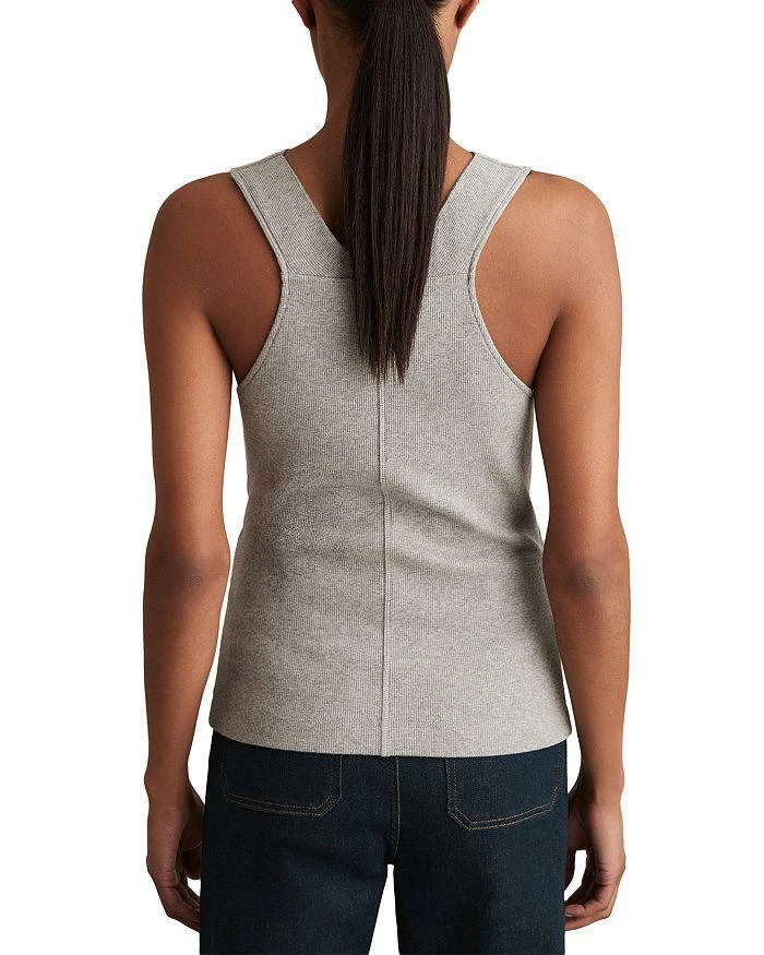 REISS Lyra Rib Cowl Neck Vest 2