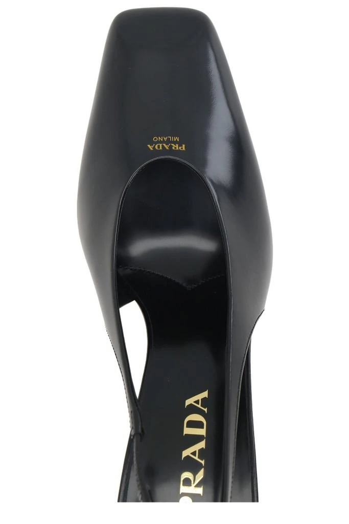 Prada Prada Square Toe Slingback Pumps 3