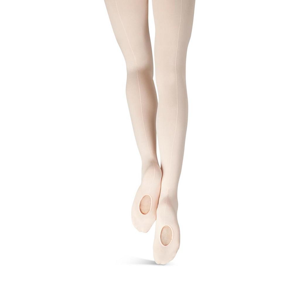 Capezio Little Girls Mesh Transition Tight with Mock Seam