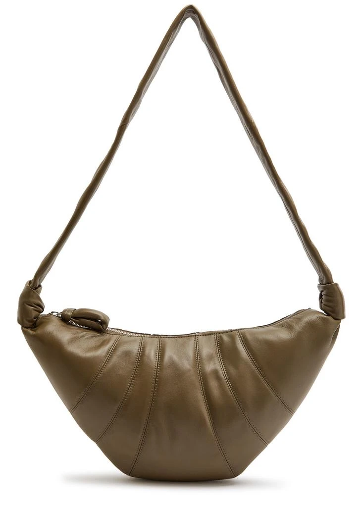 Lemaire Medium Croissant leather shoulder bag 1