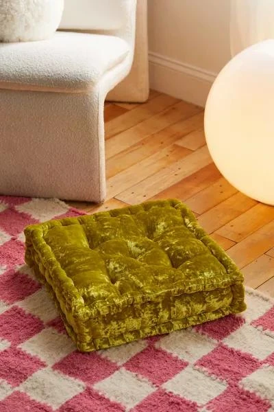 Urban Outfitters Ruthie Velvet Floor Pillow 2