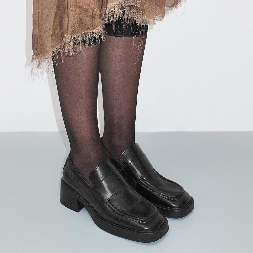 E8 by Miista E8 by Miista Women's Karina Heeled Leather Loafers