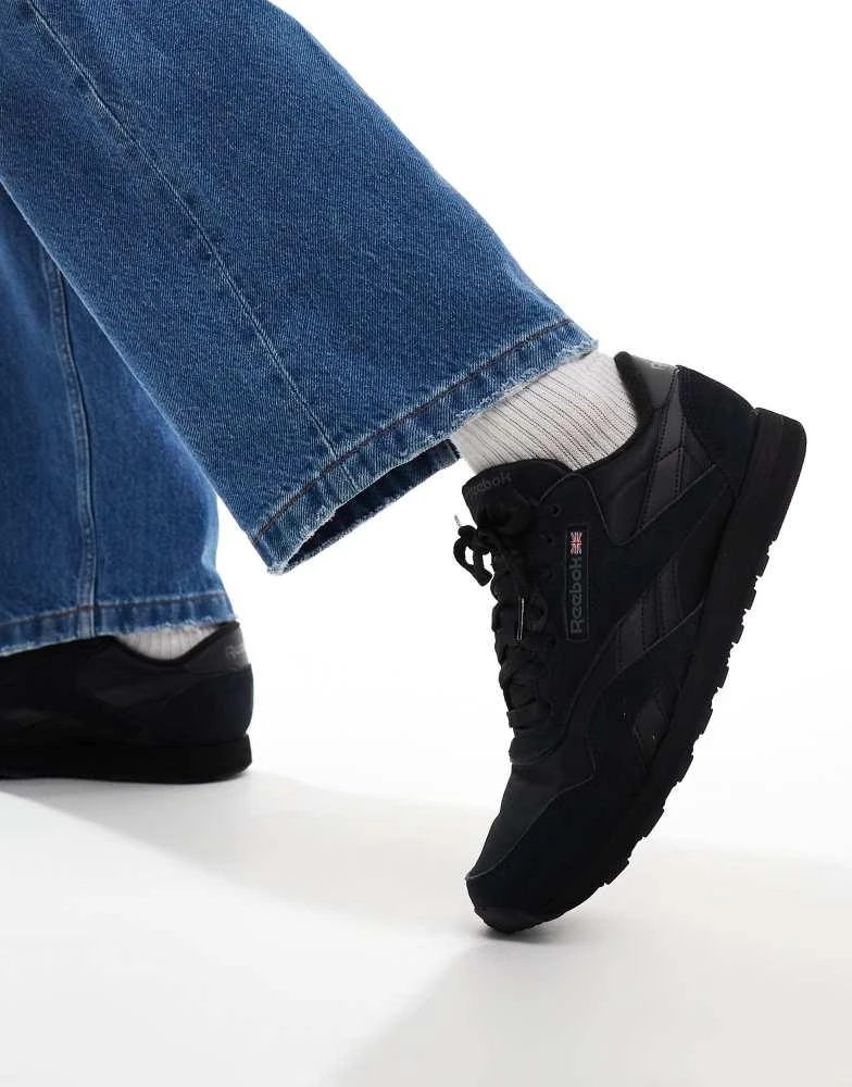 Reebok Reebok Classic Nylon trainers in black 5
