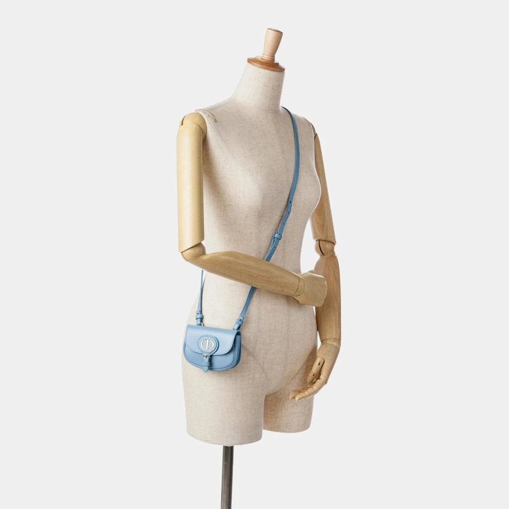 Dior Dior Blue Micro Leather Bobby Crossbody 6