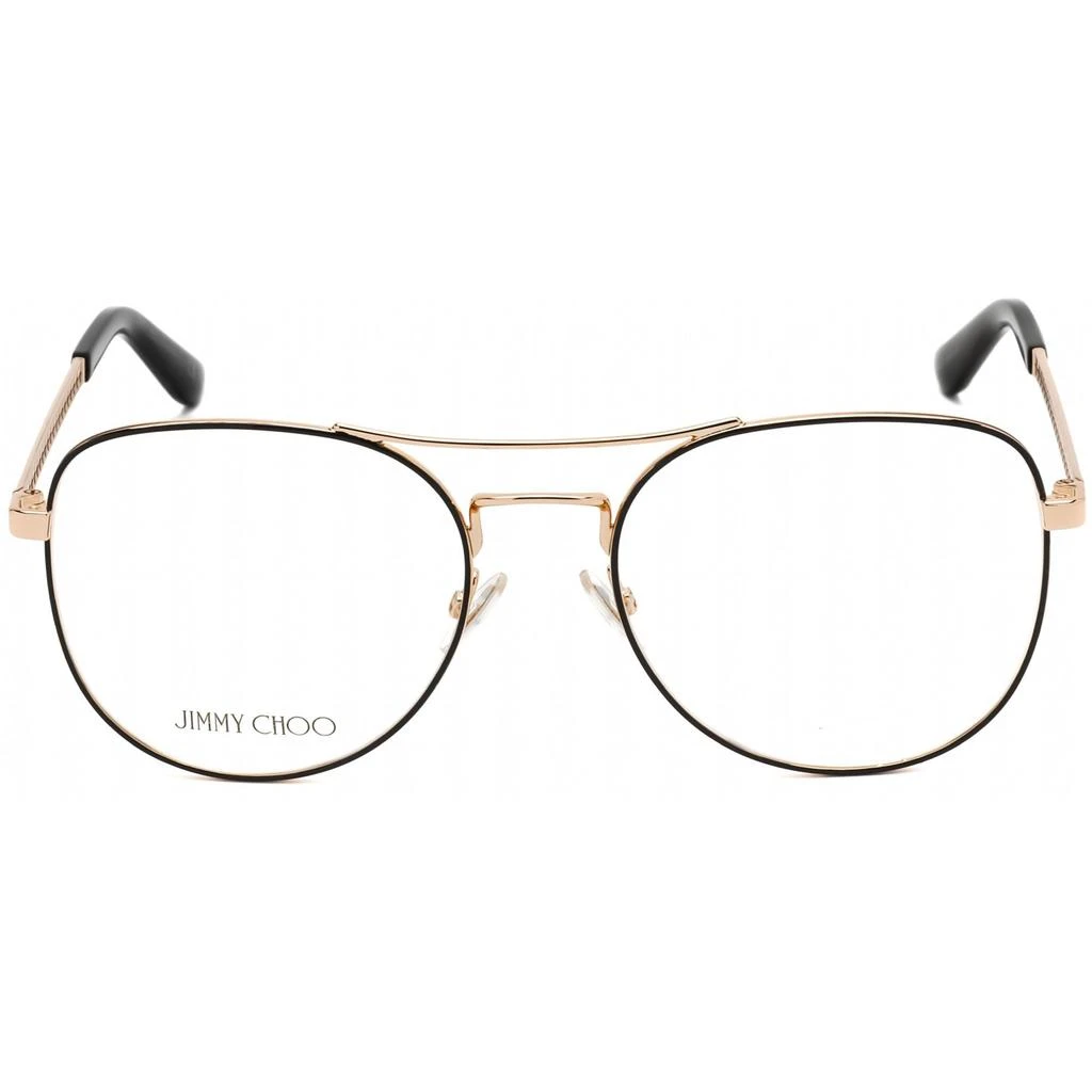 Jimmy Choo Jimmy Choo Women's Eyeglasses - Clear Demo Lens Dark Ruthenium Gold | JC 200 0VUE 00 2