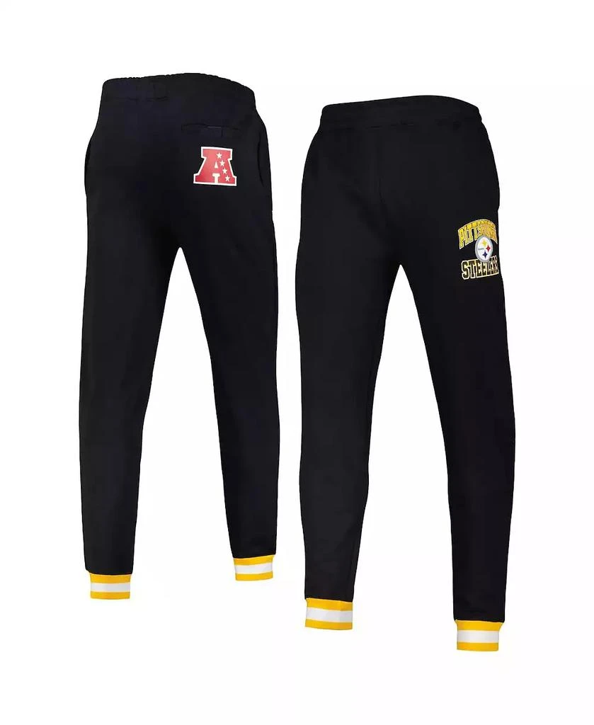 Starter Men's Black Pittsburgh Steelers Blitz Fleece Jogger Pants 1
