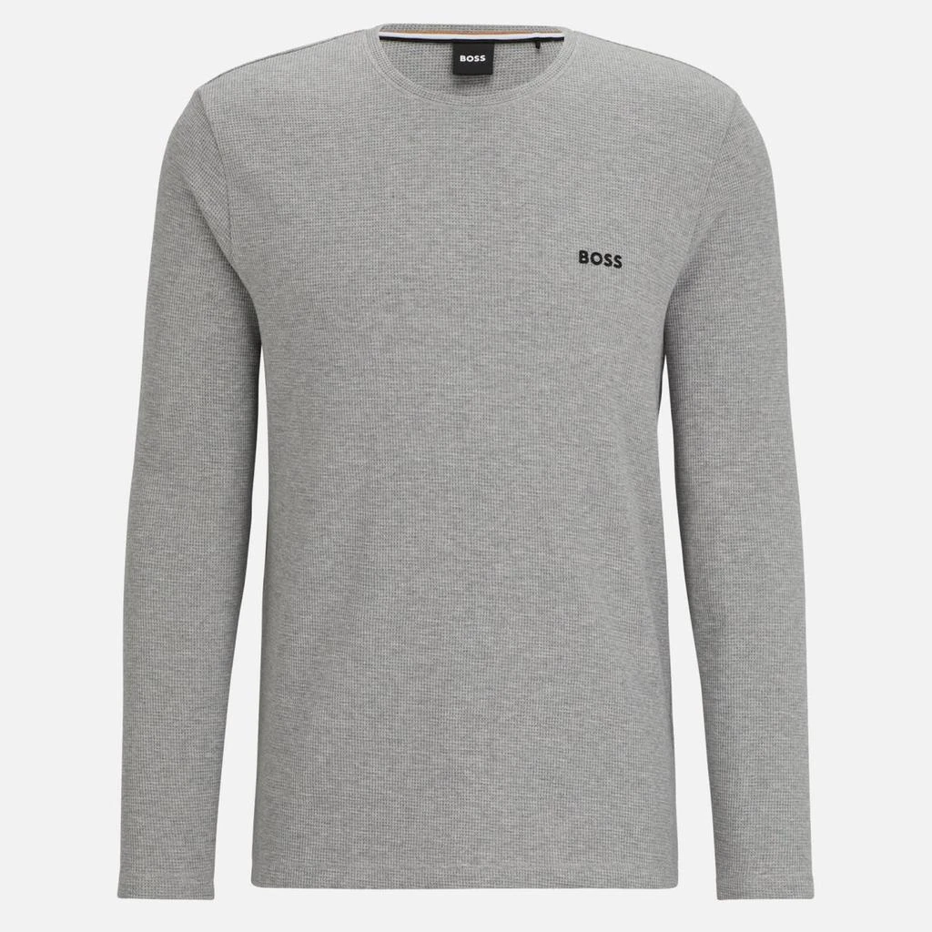 BOSS Bodywear BOSS Bodywear Waffle-Knit Cotton-Blend T-Shirt 4