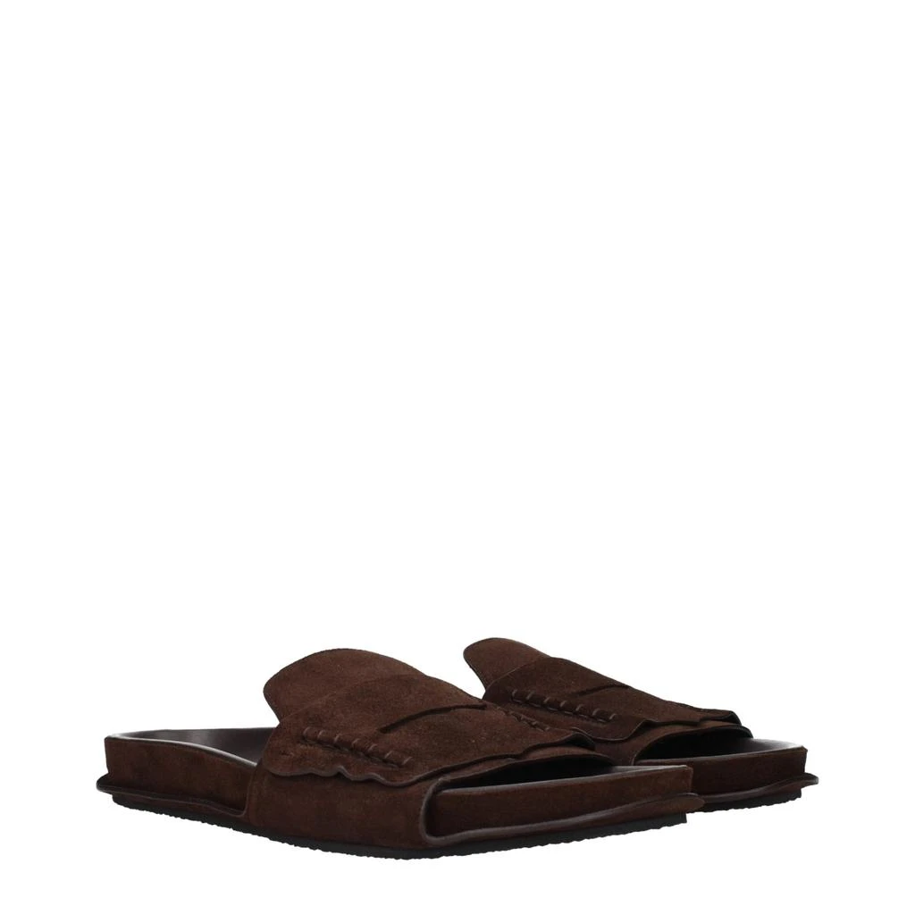 Jacquemus Jacquemus Brown Leather Slippers 2