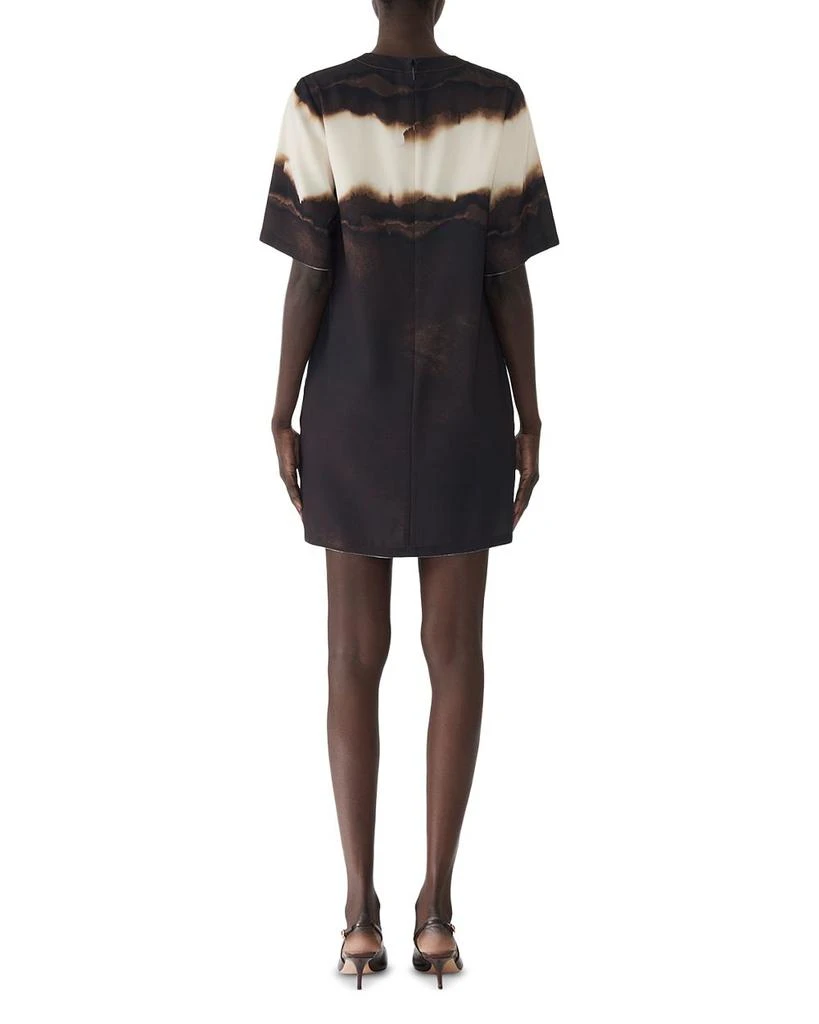Jason Wu Burned Stripe Short Sleeve T Shirt Dress 3