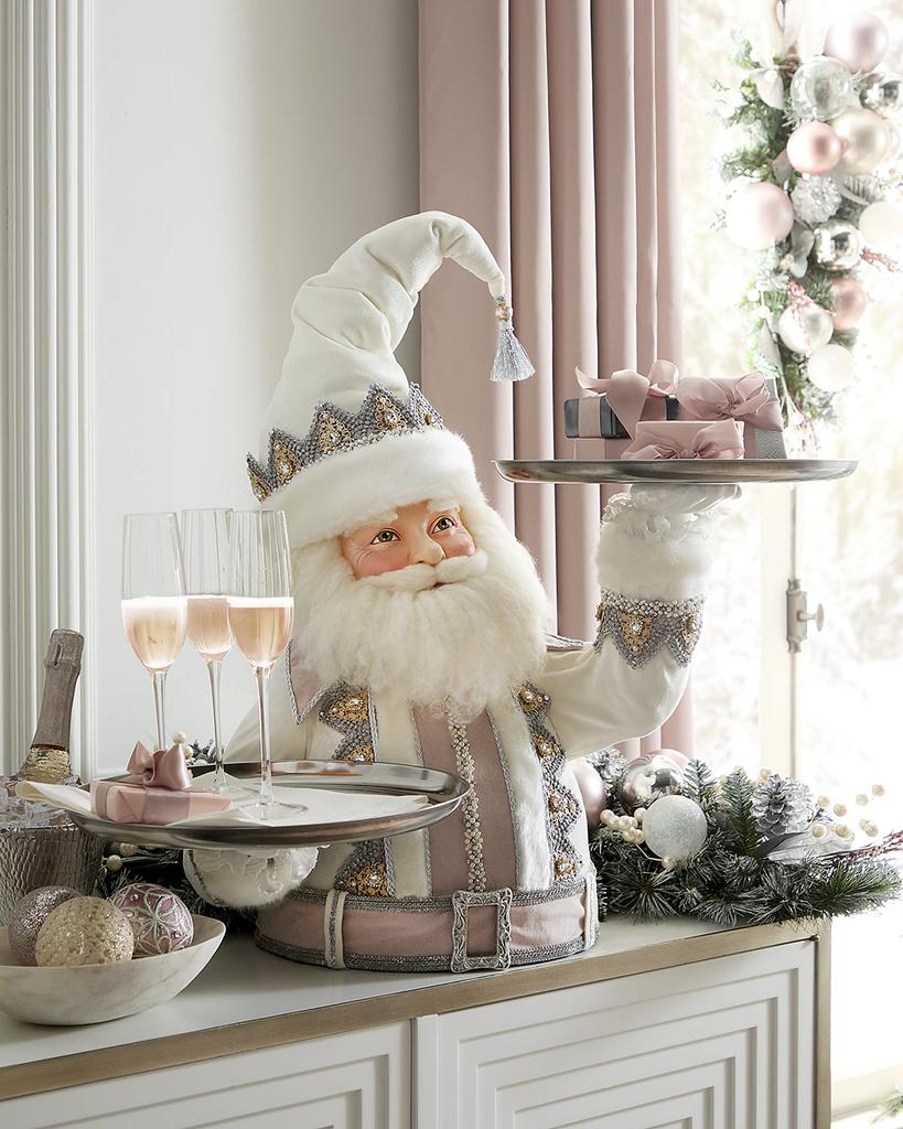 Katherine's Collection Blush Santa Server