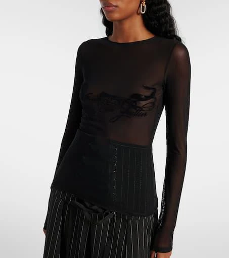 Jean Paul Gaultier Tattoo Collection mesh top 6