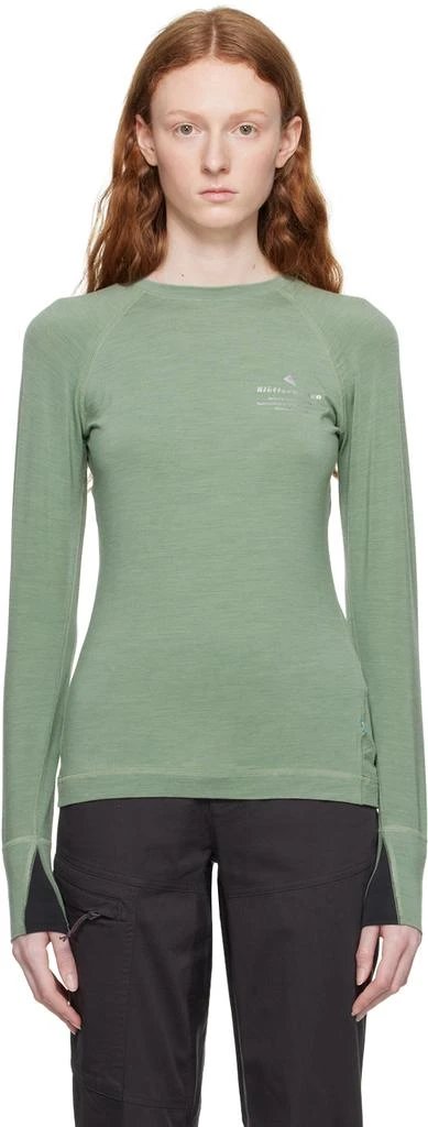 Klättermusen Green Fafne Long Sleeve T-Shirt 1
