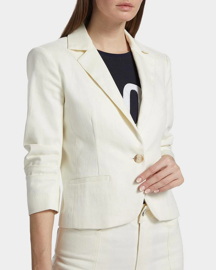 Cinq a Sept Khloe Denim Le Petit Blazer 7