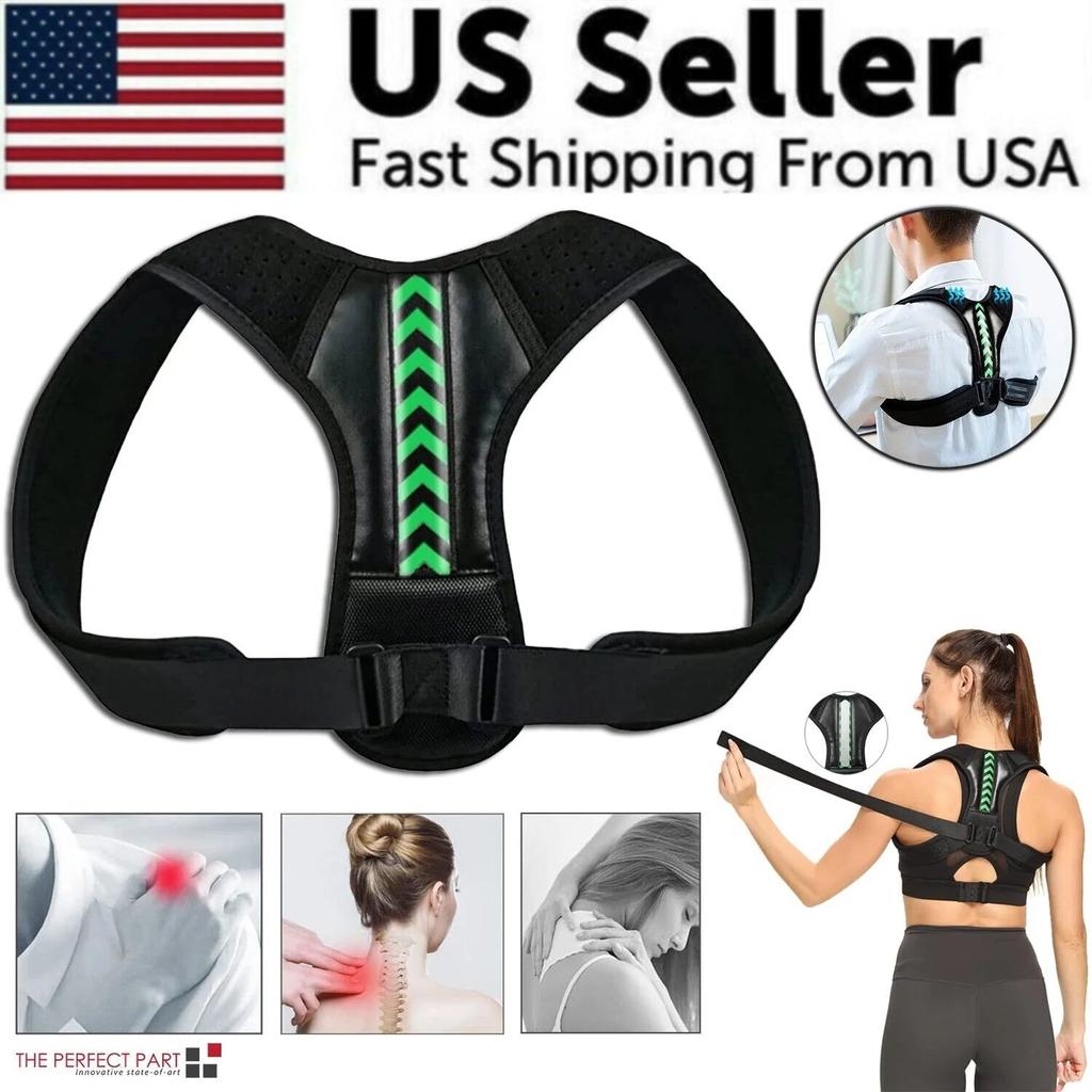 PROXXI Shoulder Support Adjustable Back Pain Support Posture Corrector Brace Belt Strap