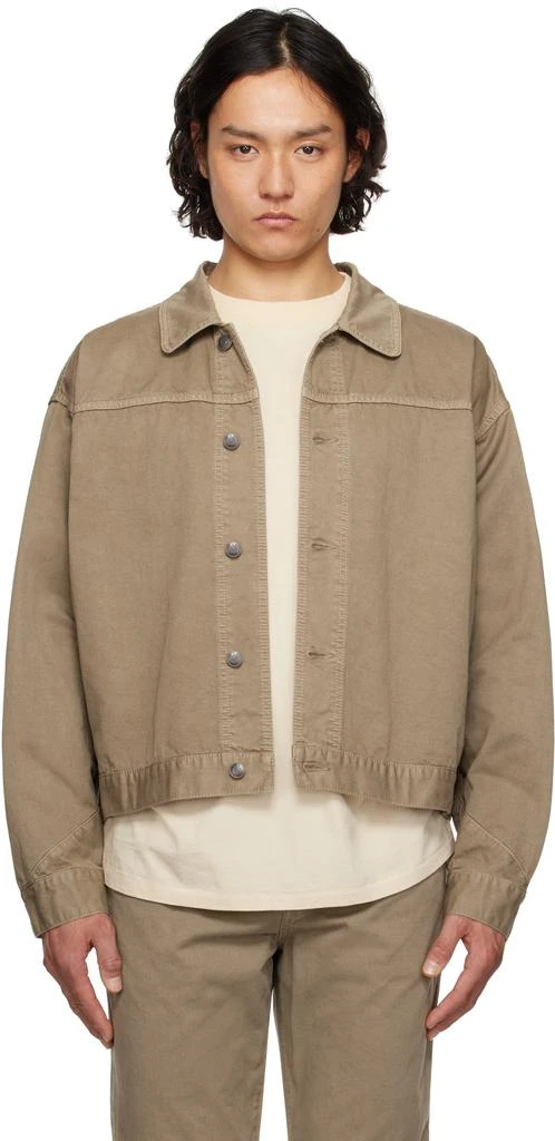 The Row Taupe Marcus Jacket 1