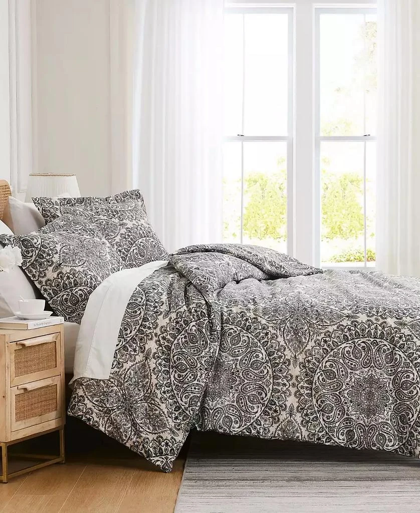 SOUTHSHORE FINE LINENS Ashanti Microfiber 2 Piece Duvet Cover Set 4