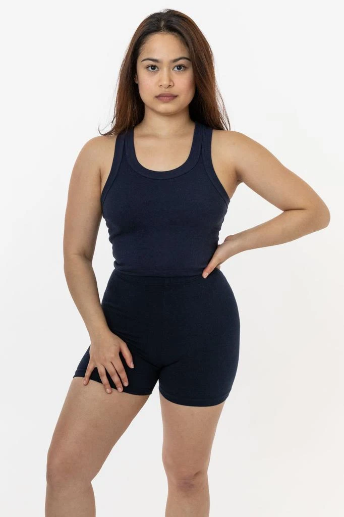 Los Angeles Apparel 4328 - Sporty Baby Rib Crop Tank 17
