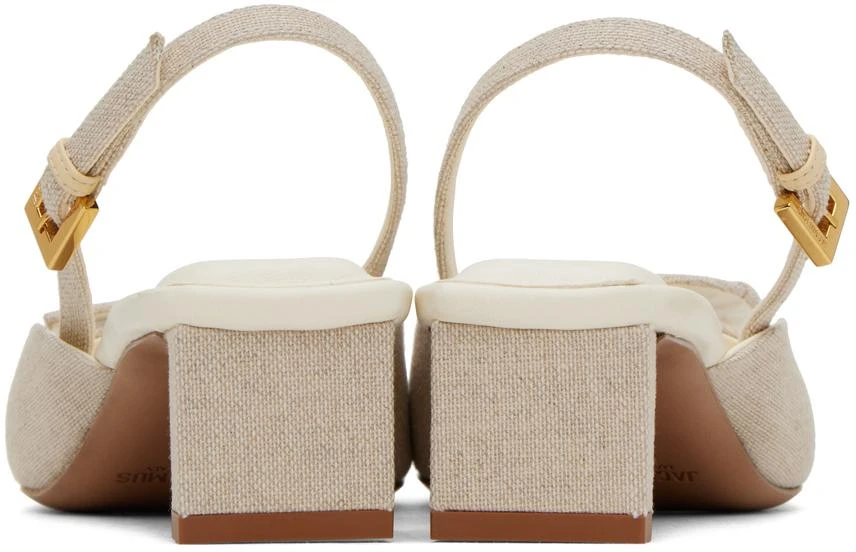 Jacquemus Beige Le Raphia 'Les Chaussures Duelo' Heels 2