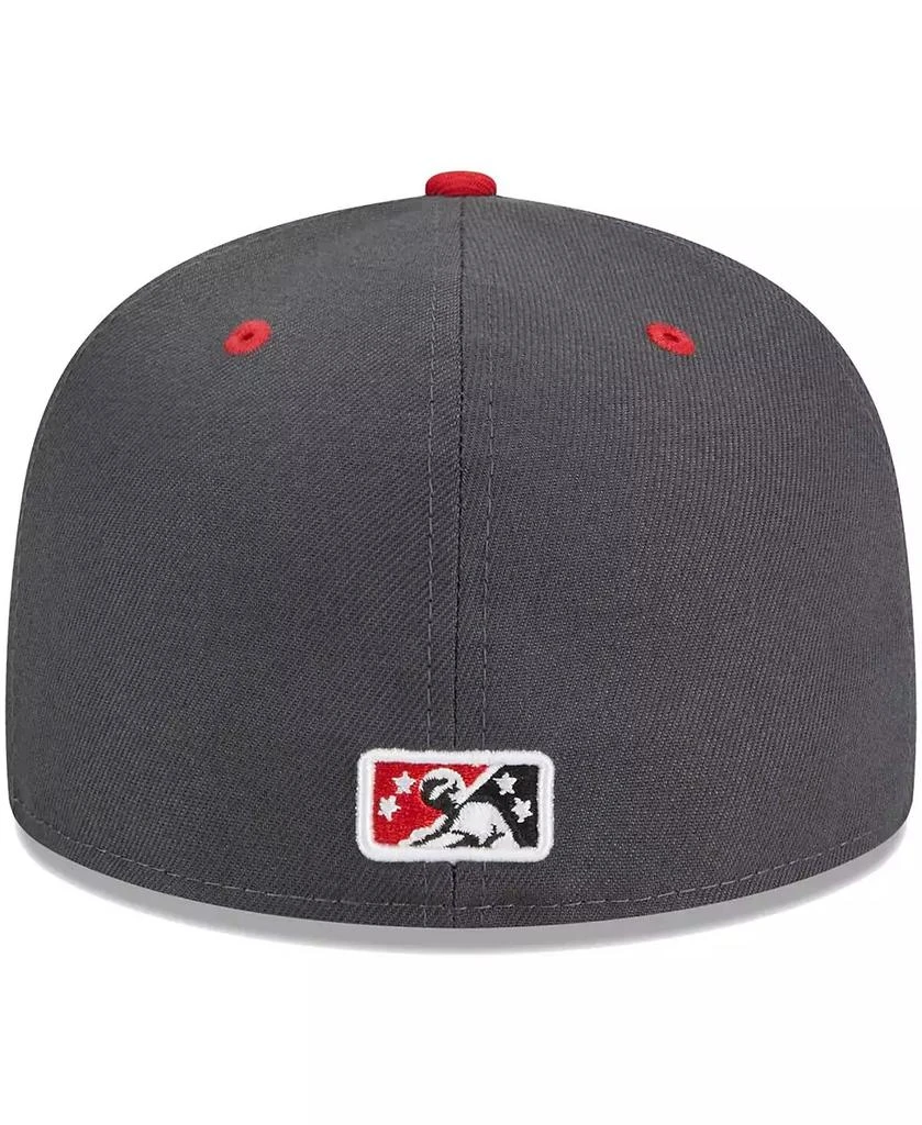 New Era Men's Gray Cedar Rapids Kernels Theme Nights Cedar Rapids Mat Grapplers 59FIFTY Fitted Hat 4