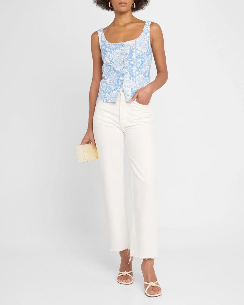 Love The Label Lenora Button-Front Top 2