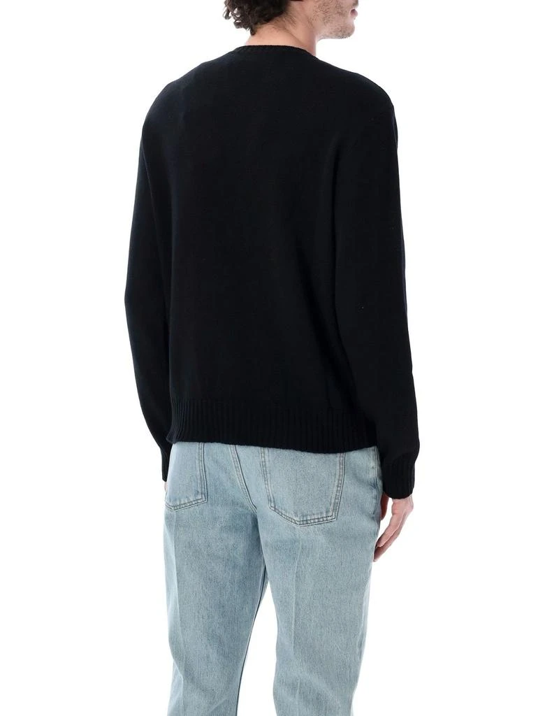 Valentino Valentino Animal Embroidered Crewneck Jumper 2