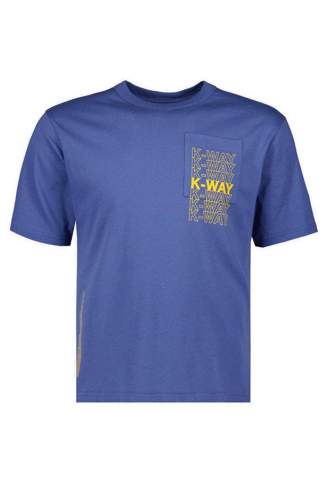 K-Way K-Way Logo Printed Crewneck T-Shirt