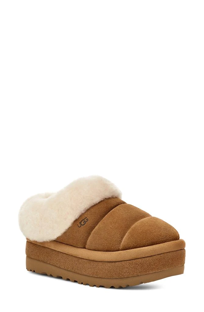 UGG Tazzlita Genuine Shearling Trim Platform Slipper 1