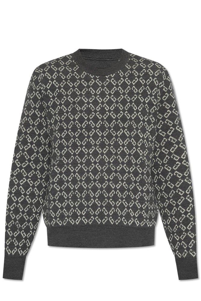 【送料&関税込】Givenchy Monogram 72 Kacquard Knit Sweater Givenchy Givenchy Monogram 72 Kacquard Knit Sweater