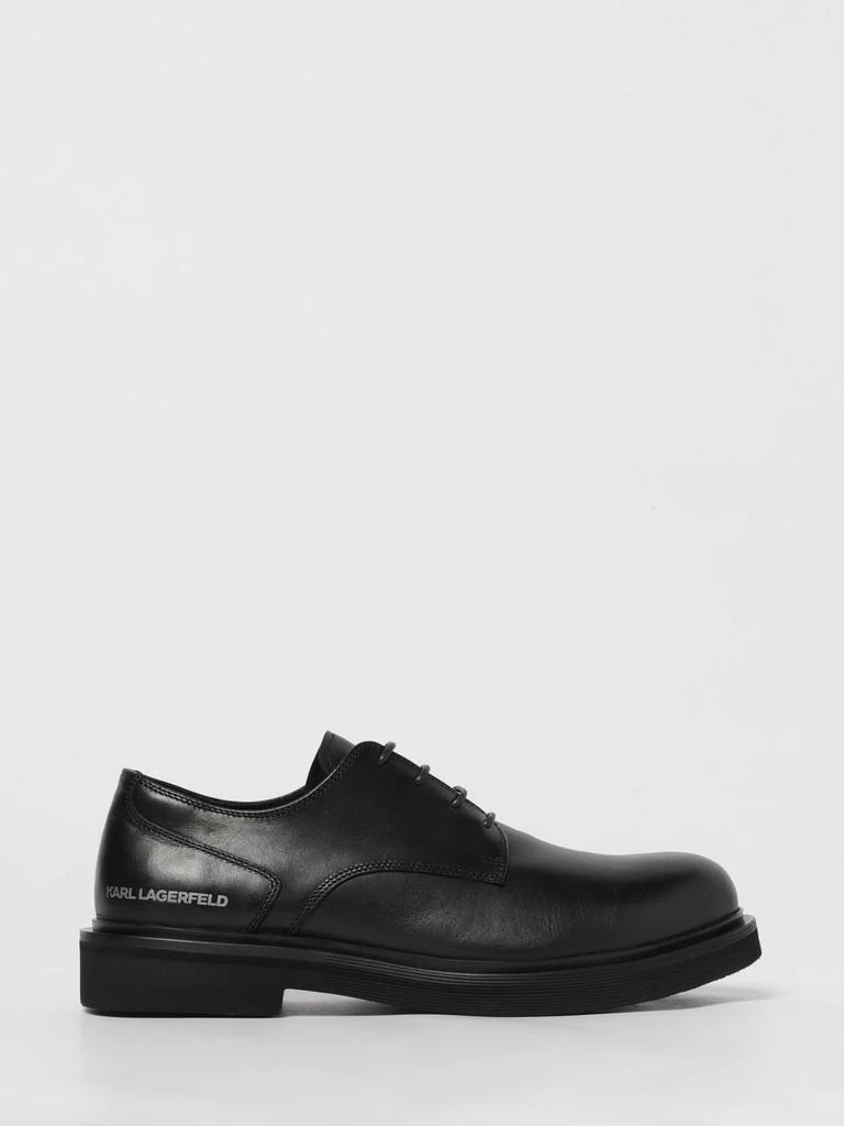 Karl Lagerfeld Leather Wingtip Oxford Dress Shoes in Black Size 9 KARL LAGERFELD PARIS Men main image 4