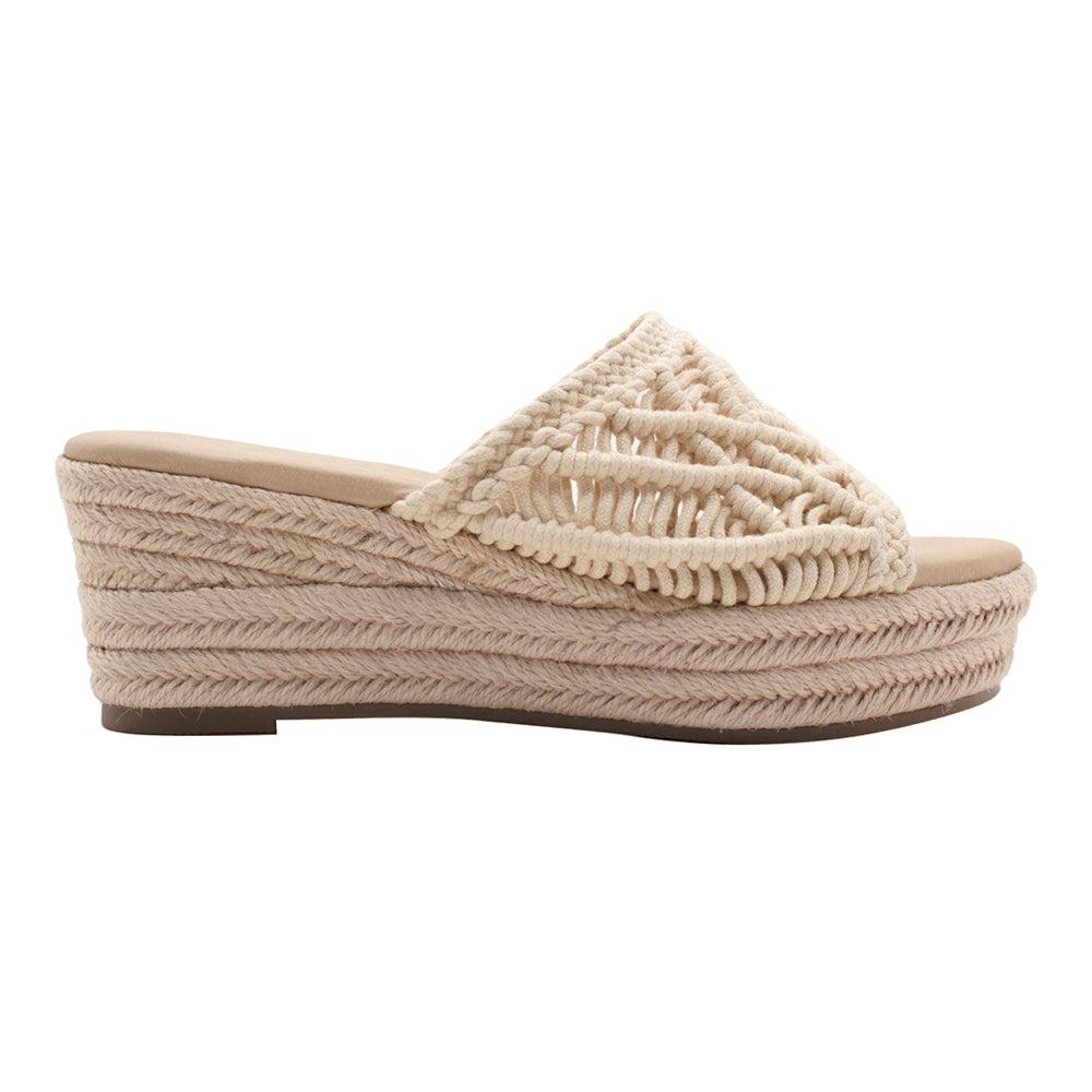 Sbicca Eureka Macrame Wedge Sandals