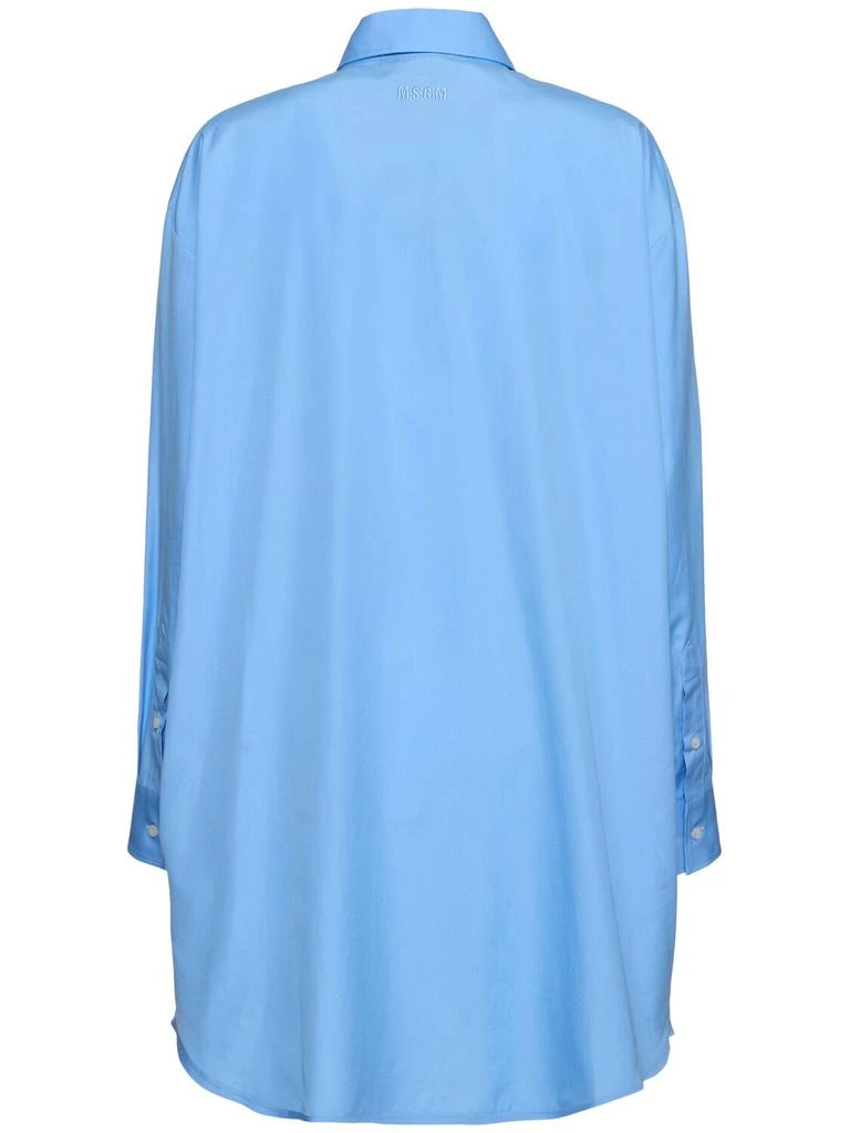 MSGM Cotton Poplin Mini Dress 3
