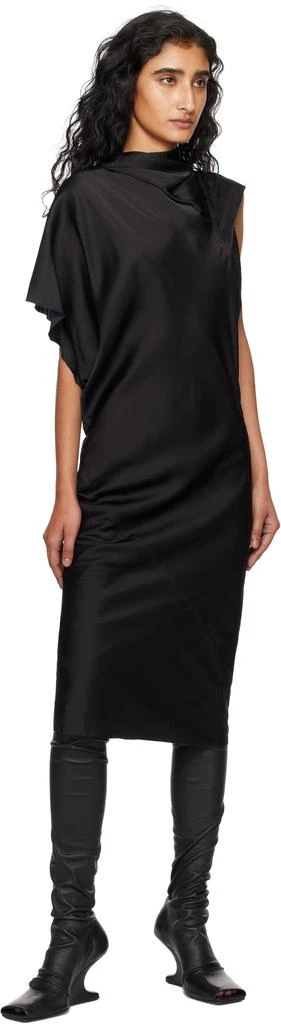 Rick Owens Black Concordians Seb Midi Dress 4