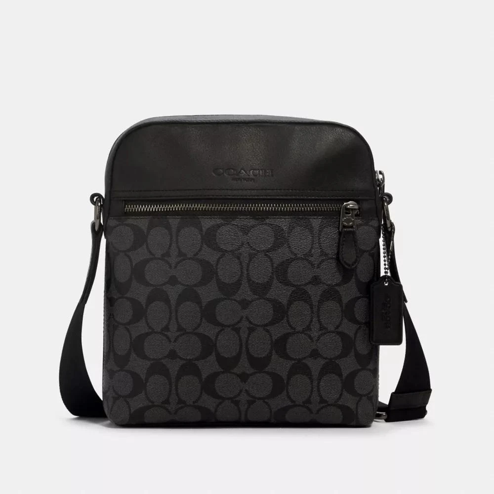 Coach Houston Flight Bag In Signature Canvas 1