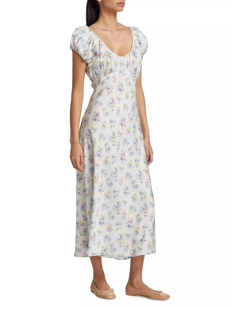 DÔEN Florencia Silk-Blend Midi-Dress 4