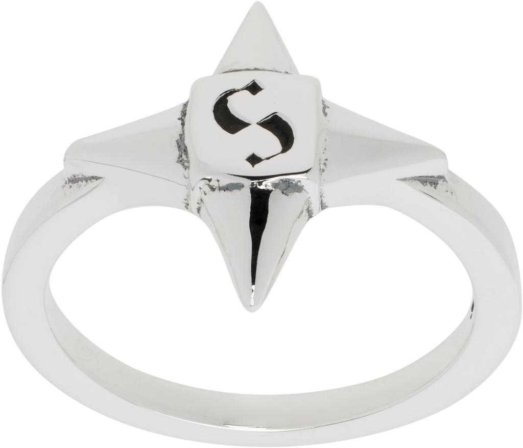 Stolen Girlfriends Club Silver Star Shock Ring