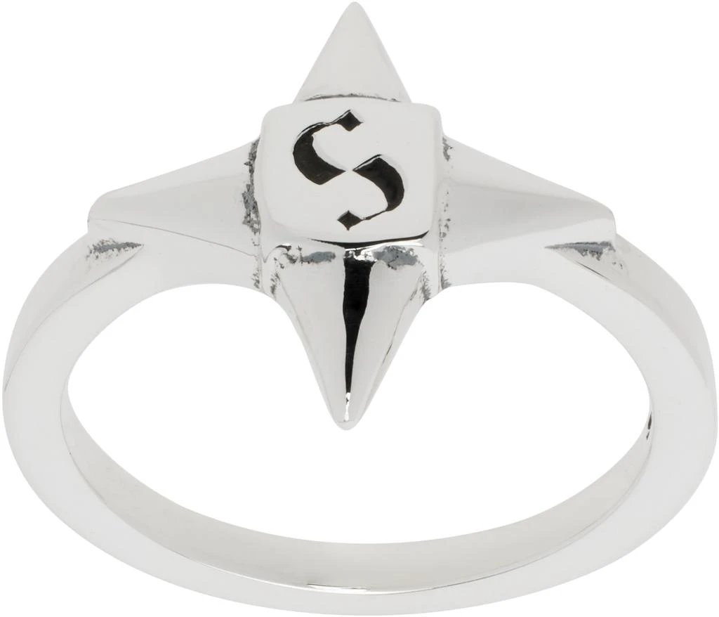 Stolen Girlfriends Club Silver Star Shock Ring 1