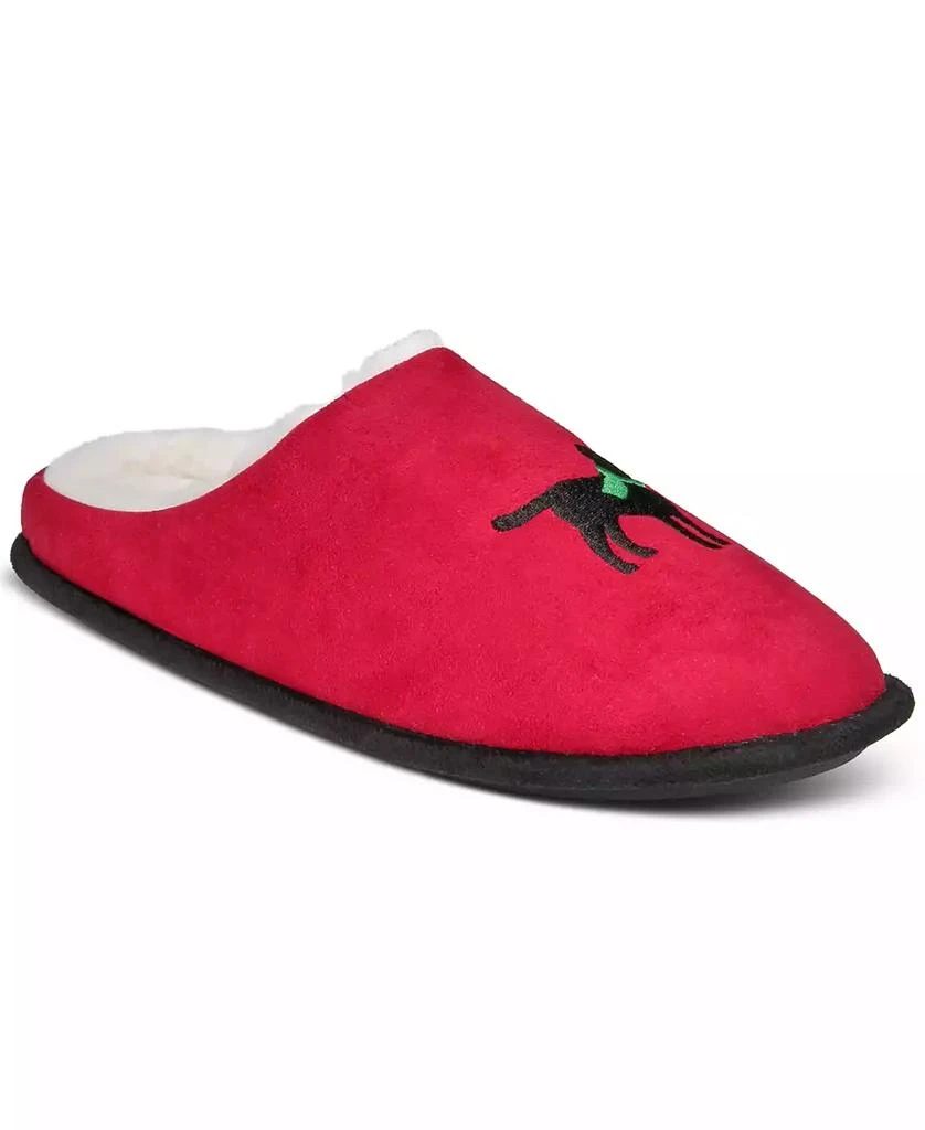 Club Room Men's Dog Slippers, Created for Macy's 1