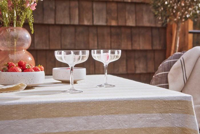 OYOY Living Design Lot De 2 Verres Blanc En Verres Ø11,5Xh14Cm - Blanc 4