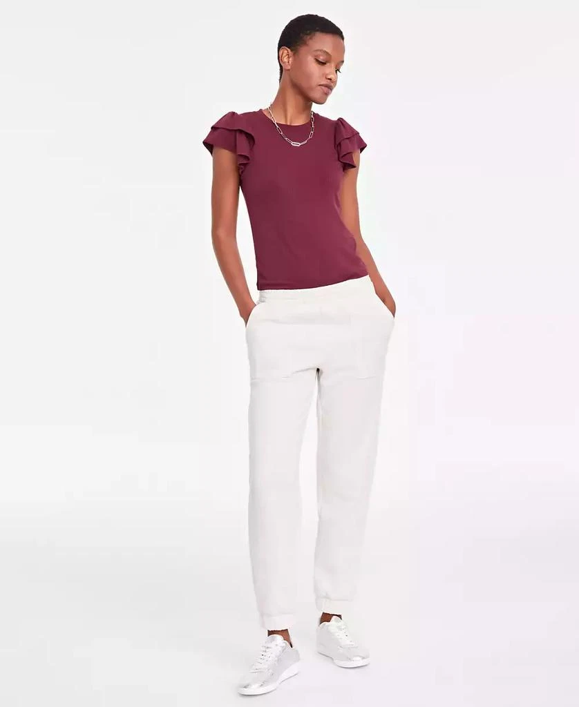 On 34th Women's Tapered Fleece Jogger Pants, Created for Macy's 1