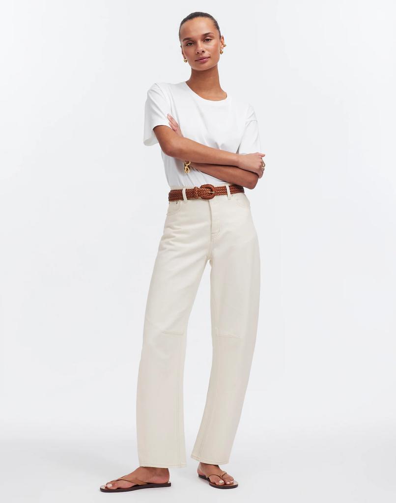 Madewell The Darted Barrel-Leg Jean