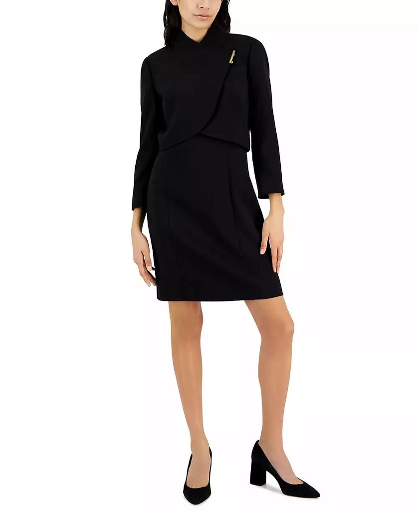 Tahari Side Bar Dress Suit 1