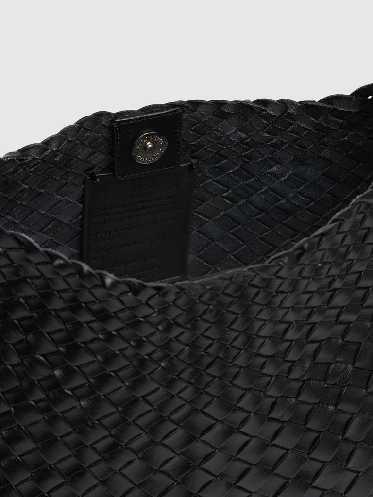 DRAGON DIFFUSION Santa Rosa Handwoven Tapered Leather Bag 5