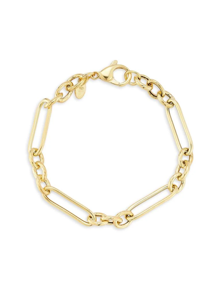 Sphera Milano Sterling Silver Figaro Link Bracelet