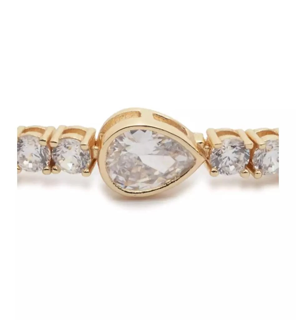 Givenchy Foldover Crystal Cubic Zirconia Flex Bracelet 2