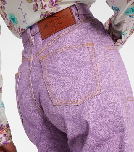 ETRO Printed flared jeans 6