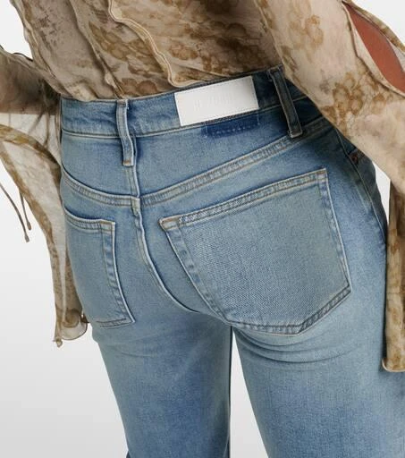 Re/Done Mid Rise Stove Pipe straight jeans 6