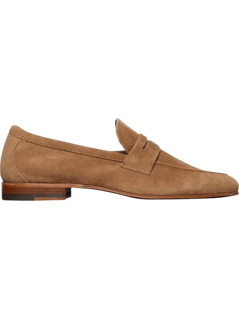 Ann Mashburn Women's Summer Penny Loafer In Dark Taupe Suede 1