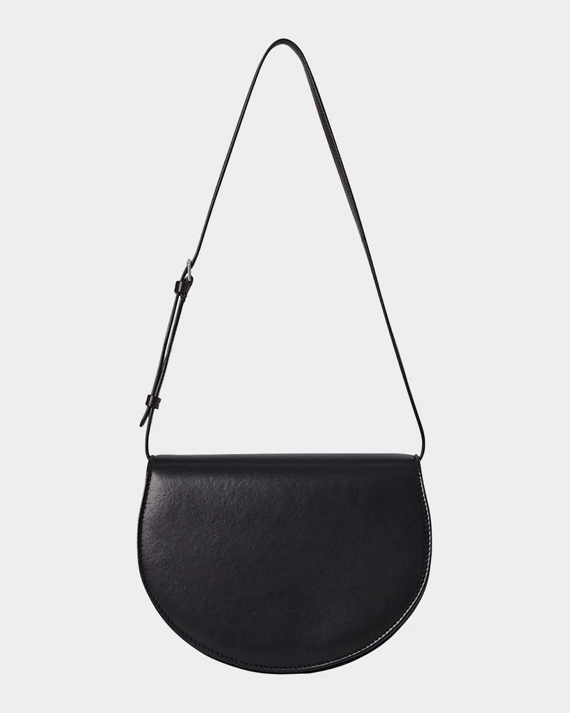 The Row Canteen Saddle Shoulder Bag in Napa Leather 1