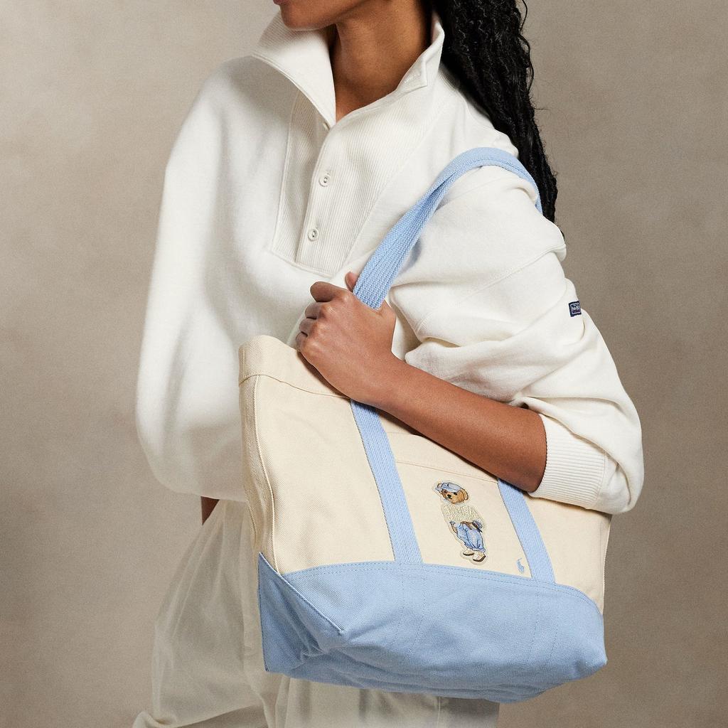 Ralph Lauren Polo Ralph Lauren Bear Canvas Tote Bag